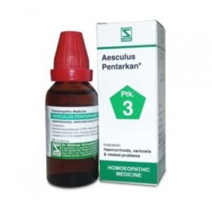 Aesculus Pentarkan 30ml For Heamorrhoids Varicosis Piles Best Homeopathic Medicine Schwabe