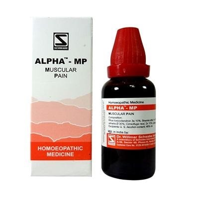 Alpha MP 30ml Best Homeopathic Medicine For Muscular Pain Cramps Rheumatic Pain Schwabe