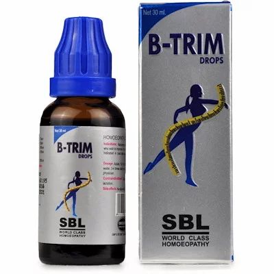 B Trim Drops 30ml Best Homeopathic Medicine For Obesity Weight Control Regulate Digestion To Burn Fat