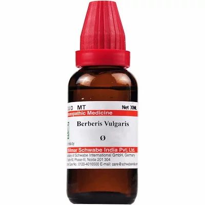 Berberis Vulgaris Mother Tincture (Q)30ml Best Homeopathic Medicine Renal Calculi Arthritic Pains Lumbago Urinary Incontinence Schwabe