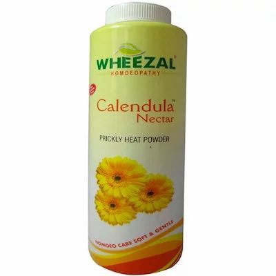 Calendula Nectar Prickly Heat Powder 100gm Best Homeopathic Medicine Talcum Powder Helps Fight Bacteria Due To Sweat Pleasant Aroma Wheezal
