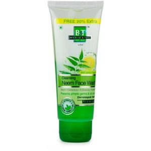 Cleansing Neem Face Wash 60ml Best Homeopathic Face Wash For Pimples Clear Fresh Soft Skin B&T Schwabe