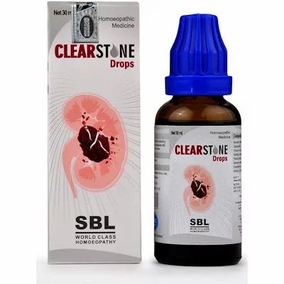 Clearstone Drops SBL 30ml Best Homeopathic Medicine For Renal Ureteric Calculi Abdomen And Back Pain Burning Urination
