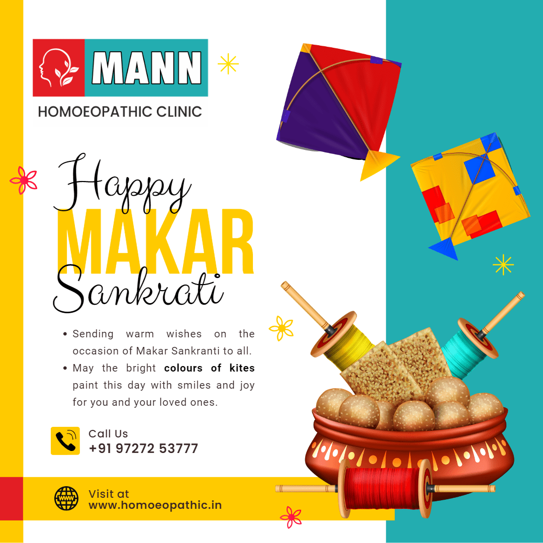 Happy Makar Sankranti 2023 Mann Homeopathic Clinic Rajkot