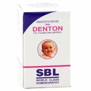 Denton Teething Tablets 25gm Best Homeopathic Tablets For Delayed And Difficult Dentition With Diarrhoea In Child SBL