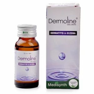Dermoline Drops 30ml Best Homeopathic Medicine For Atopic Dermatitis Eczema Pruritus Skin Rashes Dry Cracked Skin Medisynth