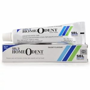 Homeodent Tooth Paste(Saunf Flavour) 100gm Best Homeopathic Medicine For Unhealthy And Bleeding Gums Sensitive Teeth Gingivitis SBL