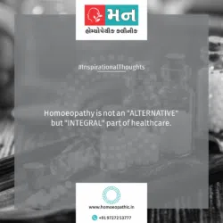 Homoeopathy is not an ALTERNATIVE but INTEGRAL part of healthcare