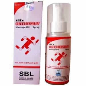 Orthomuv Spray 60ml Best Homeopathic Medicine Useful For Muscles Joint Pain Injuries To Tendons Cramps Back Knee Pain SBL