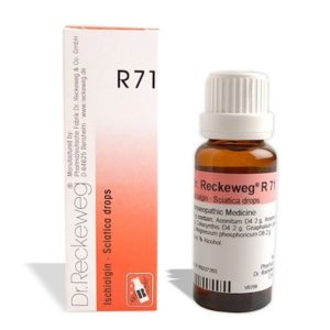 R71 Ischialgin Sciatica Drops 22ml Homeopathic Medicine For Sciatica Cramps Paraesthesias Formication Of Legs Lower Back Pain Dr. Reckeweg