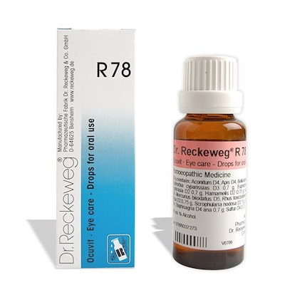 R78 Ocuvit Eye Care Drops For Oral Use 22ml Best Homeopathic Drops For Chronic And Catarrhal Conjunctivitis Eye Strain And Diplopia Dr. Reckeweg
