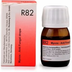 R82 Mycox Anti Fungal Drops 30ml Best Homeopathic Medicine For Relieves The Itching Of Skin White Flakes On Skin Fungal Infection Ringworm Dr. Reckeweg