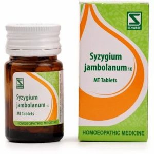 Syzygium Jambolanum 1X Tablets 20gm Best Homeopathic Tablets For Increased Amount Of Sugar In The Blood Urine And Related Symptoms Schwabe
