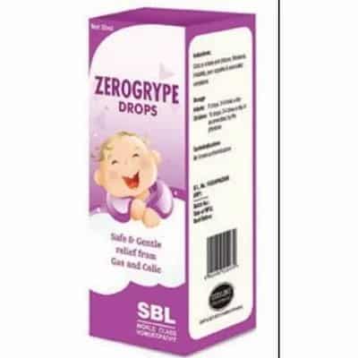 Zerogrype Drops 30ml Best Homeopathic Medicine For Colic In Infants Children Gas In Abdomen Irritability Poor Appetite SBL